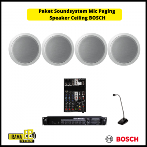 Paket PA System Mic Paging Speaker BOSCH - 4 Speaker
